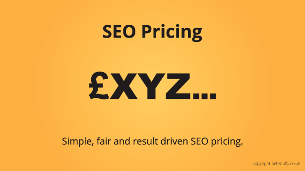 seo pricing