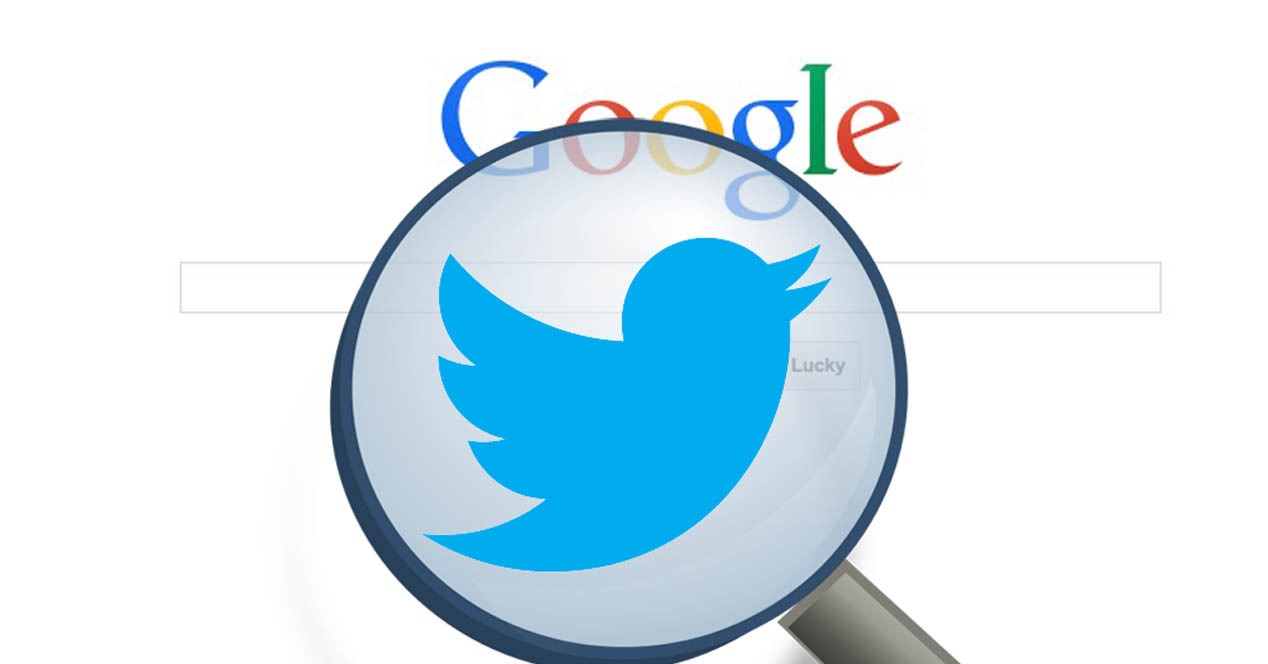 Twitter and Google with social media and SEO